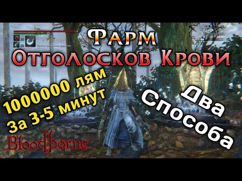 Видео: Bloodborne - Фарм Отголосков Крови (Два Способа) Быстрый Фарм