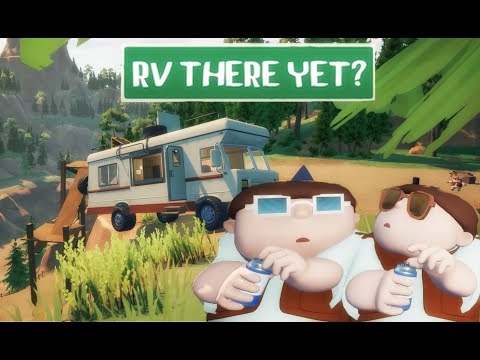 Видео: Встреча с медведем и другие приключения в домике на колесах в RV There Yet?