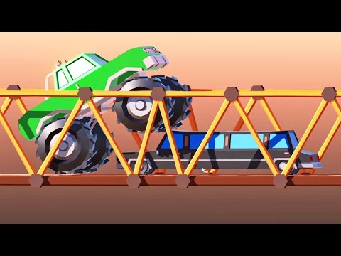 Видео: 200 ПО ВСТРЕЧНОЙ ► Poly Bridge 2 |6| Прохождение