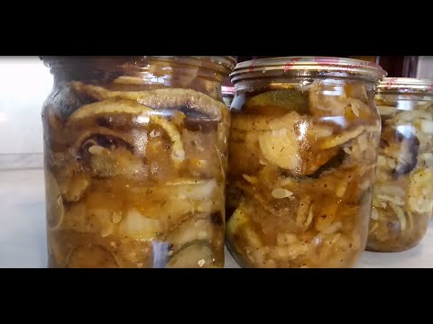 Видео: КАБАЧКИ "ПОД ШАШЛЫЧОК" Рецепт просят все, кто пробуют! Готовлю несколько порций сразу! КАК ШАШЛЫК!