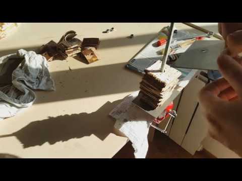 Видео: делаем рукоять из бересты для ножа