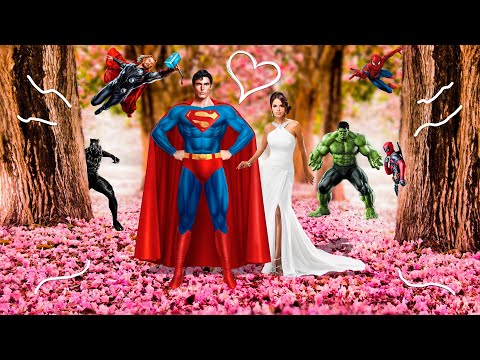 Видео: Супергеройлардың бәрі жиналып Суперменді үйлендірді! (GTA V)