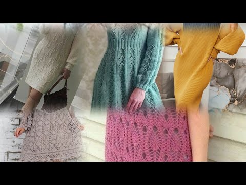 Видео: 💥♥️💥ШИКАРНЫЕ ВЯЗАНЫЕ ПЛАТЬЯ💥♥️💥