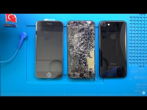 Видео: 17. упал с пола !!! Замена экрана и корпуса iPhone 7 #iphone7