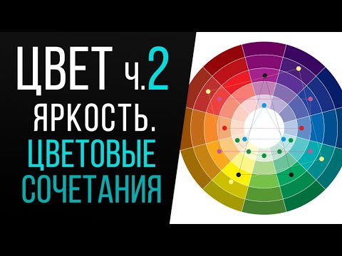 Видео: Цвета в Дизайне и Маркетинге ч.2. Яркость. Как сочетать цвета?