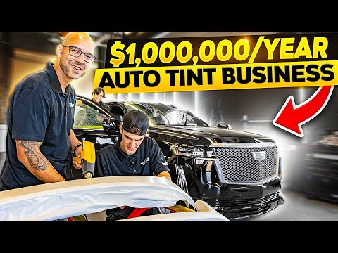 Видео: Он зарабатывает 200 000 долларов в месяц, тонируя автомобили (вот как!)