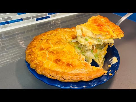 Видео: Как приготовить лучший домашний куриный пирог | Простой рецепт #курица #домашний