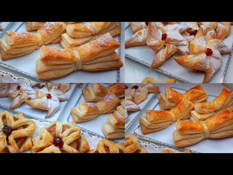 Видео: Շերտավոր խմորով Շքեղ տարբերակներ/ ԳԱԹԱՅԻ Կտրվածք| 3 оригинальных формовок из слоёного теста !