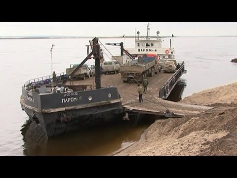 Видео: Якутия - переправа - Нижний Бестях - осень 2012года