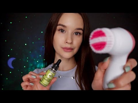 Видео: АСМР Уход за твоим лицом. Чистка лица и массаж. ASMR I take care of your face