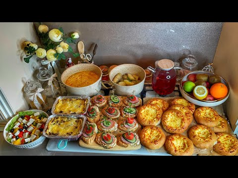 Видео: ОБЕД-УЖИН НА 3 ДНЯ,МНОГО НАГОТОВИЛА МИНИ-ХАЧАПУРИ С СЫРОМ КАК ПУХ😍ГРЕЧЕСКИЙ САЛАТ🥗БУТЕРБРОДЫ ПАРУС