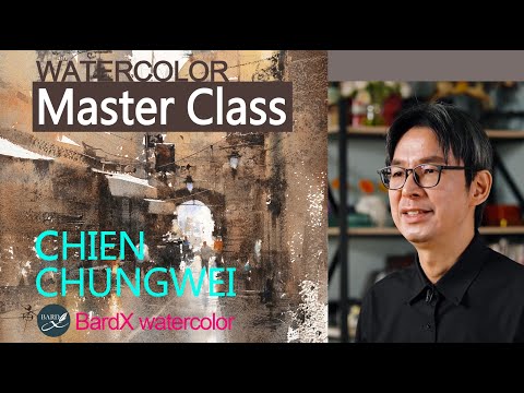 Видео: мастер-класс по акварели_Чиен Чун Вэй#акварельныехудожники#урок по акварели#урок по рисованию