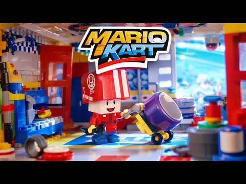 Видео: Собрали LEGO Super Mario: Тоад из команды механиков! 🚗💨