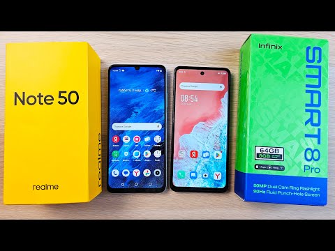 Видео: REALME NOTE 50 VS INFINIX SMART 8 PRO - СРАВНЕНИЕ УЛЬТРАБЮДЖЕТНИКОВ! КАКОЙ ВЫБРАТЬ?
