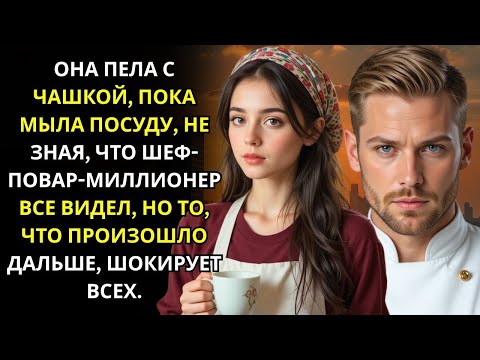 Видео: ДЕВУШКА МЫЛА ПОСУДУ И ПЕЛА С ЧАШКОЙ, НЕ ЗНАЯ, ЧТО ЗА НЕЙ НАБЛЮДАЕТ ШЕФ-ПОВАР-МИЛЛИОНЕР