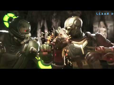 Видео: Injustice 2 - Бэйн против Дэдшота - Intros & Clashes (rus)
