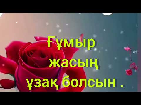 Видео: Туған күнге құттықтау.