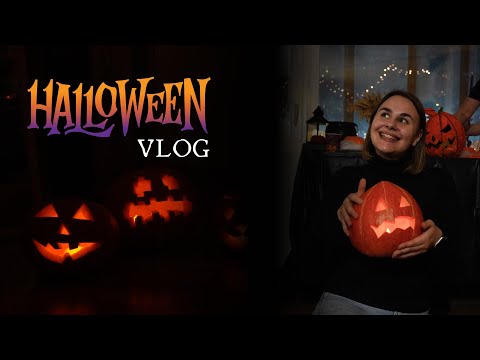 Видео: Halloween | блюда с тыквой, вырезаем мордочки тыквам и страшный декор 🎃