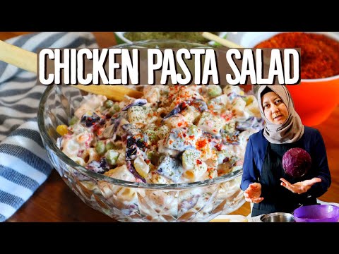 Видео: Салат с курицей и пастой - Шопинг и кулинария