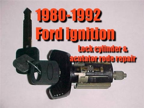 Видео: FORD 1980-1992 Ремонт замка зажигания, цилиндра замка, рейки, шестерни и штока привода