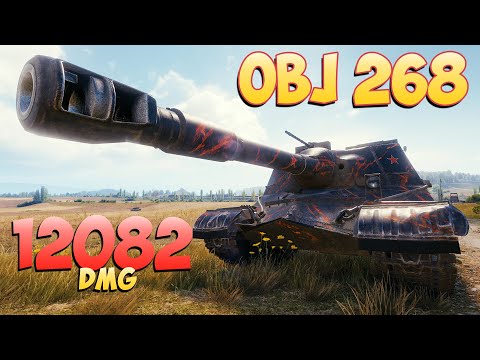 Видео: Об 268 - 5 Фрагов 12K Урона • Не нашли! • Мир Танков