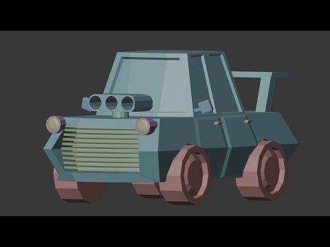 Видео: Low Poly Car в Blender (1 часть - моделирование) - идеально для новичков! (БЕЗ сложностей)