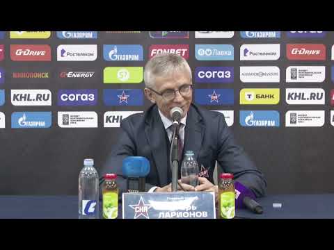 Видео: СКА - Лада. Профессор ЛАРИОНОВ и МАЙОРОВ. Пресс-конференция главных тренеров. КХЛ (счёт в описании)