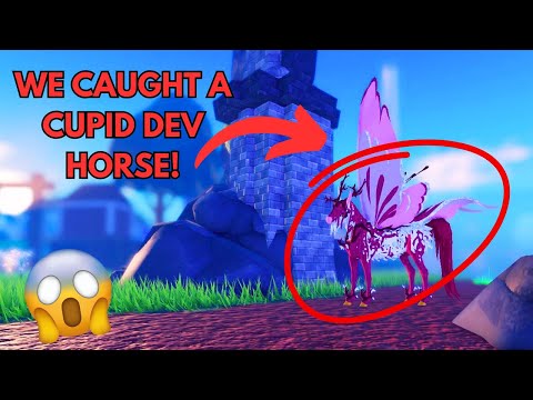 Видео: МЫ ПОЙМАЛИ ЛОШАДЬ-КУПИДОНА! Совместная работа с Bluehunterzombi о Horse Life