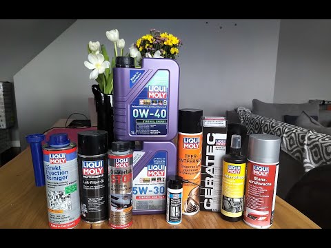 Видео: Liqui Moly, стабилизатор вязкости масла Visco-Stabil и герметик ГУР - Servolenkungsol-Verlust