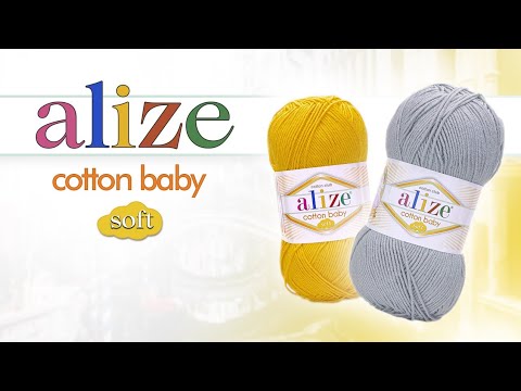 Видео: Alize Cotton Baby Soft. Шелковистый хлопок с акрилом