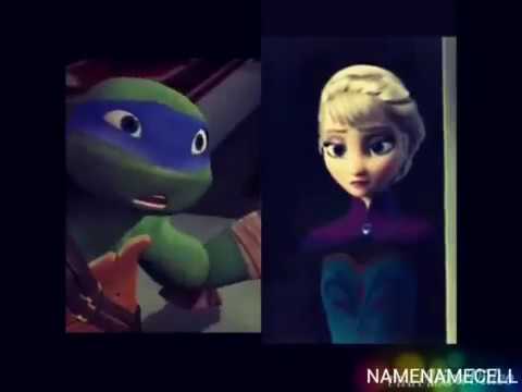Видео: ГРУСТНАЯ ПЕСНЯ/TMNT AND DISNEY./LEO AND ELSA. Эльза и Лео.