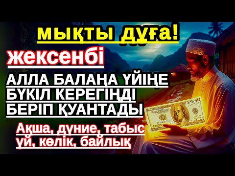 Видео: жексенбі КҮНІ ЕҢ ҚҰДІРЕТТІ ДҰҒА! Алла бүкіл тілеуіңді және балаңа керектің бәрін беріп қояды