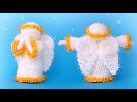 Видео: МК Ангел вязаный крючком | Сrochet Angel amigurumi pattern