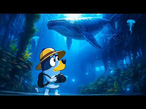 Видео: Bluey's Aquarium Adventure 🎧🐋 Музыка настолько успокаивающая, что вы забудете об усталости 😴 Мгно...