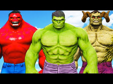 Видео: Халк против Красного Халка 2099 и Халк Мститель - эпическая битва
