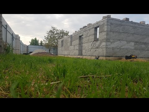 Видео: Стены из полистиролбетона после зимы