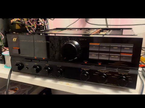 Видео: Sansui au-a907L extra Ремонт и профилактика! Часть 3. Настройка.