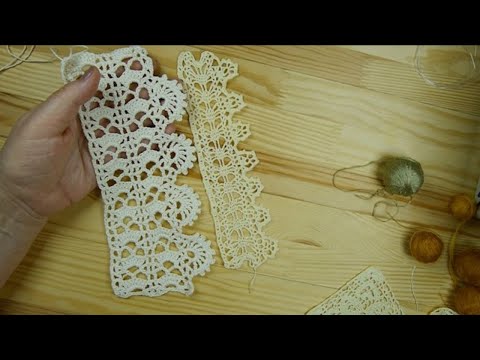 Видео: Нежная Красивая кайма ВЯЗАНИЕ КРЮЧКОМ Кружево CROCHET lace KNİTTİNG PATTERNS
