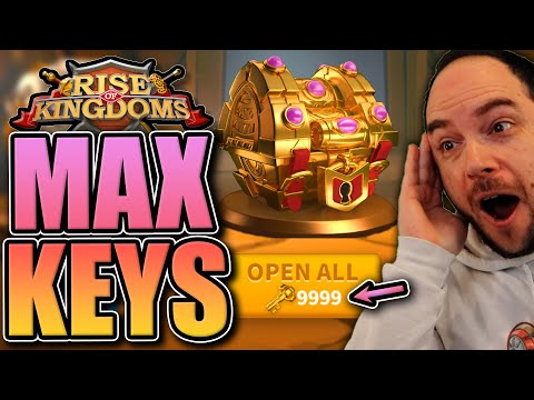 Видео: Открытие 9999+ золотых ключей [вытягивание Siyaj K'ak'] Rise of Kingdoms