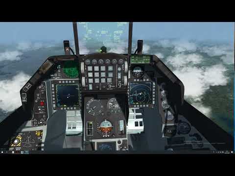 Видео: Falcon BMS 4.36. Работа с автопилотом