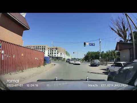 Видео: Алматы. Поселок Бесагаш. Июль 2023. Казахстан. Almaty. July 2023. Kazakhstan. The roads