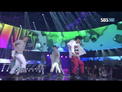 Видео: NU'EST [Not Over You] @SBS Inkigayo Популярная песня 20120819