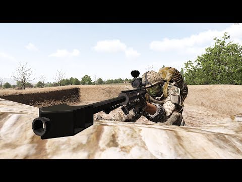 Видео: Тушино - 26.01.19 | Работает снайперская пара (Arma 3)