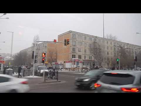 Видео: Астана | на автобусе от МинФина до Старого ЖД вокзала