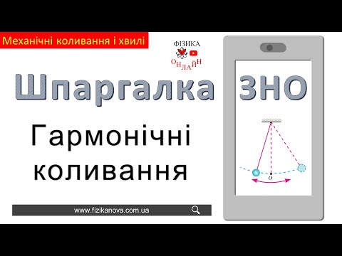 Видео: Гармонічні коливання  | Шпаргалка ЗНО з фізики