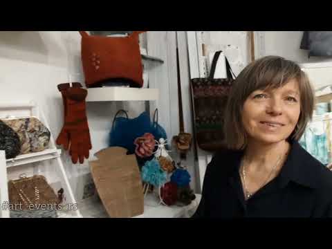 Видео: В мастерской  художника по войлоку Елены Найдёновой #art_events_rs