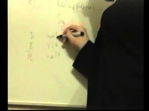 Видео: Урок 14. Латинский Praesens Indicativi irregularis.avi