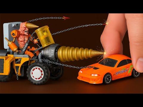 Видео: УРОВЕНЬ DIY 100 🚽 Монстр-трак Skibidi против машины за $1 – 100,000,000% СУМАСШЕДШЕГО DIY! 🤯