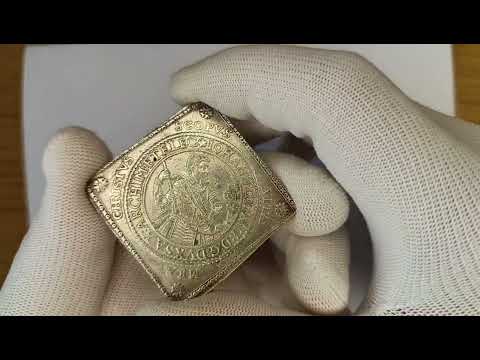 Видео: Редкая талерклиппа 1615г, Иоганн Георг 1!🔥#Клиппа#silver#taler#ИоганнГеорг1#numismatica#продажа