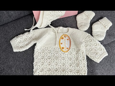 Видео: МК Вязание Боди для детей от 0 до 3 месяцев! 5 часть.